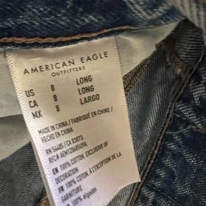 American Eagle jeans, mom jean